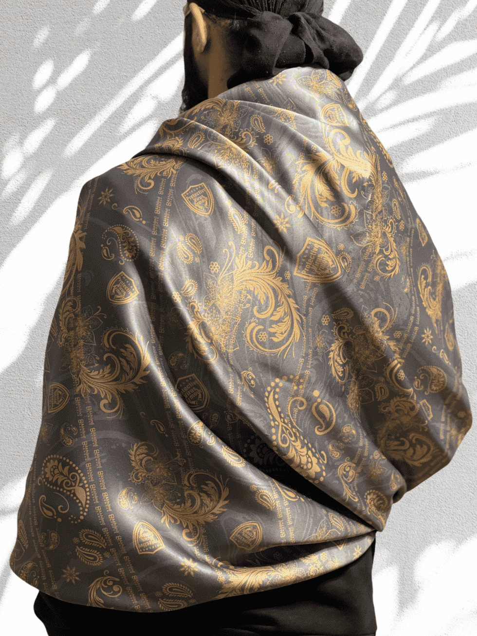 akhand armour antimicrobial antobacterial purple platinum shawl