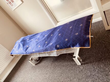 Antimicrobial Virus Destroying Reversible Beauty Spa Massage Bed Cover.