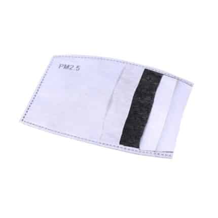 pm 2.5 5 layer activated charcoal disposable face mask filter n95