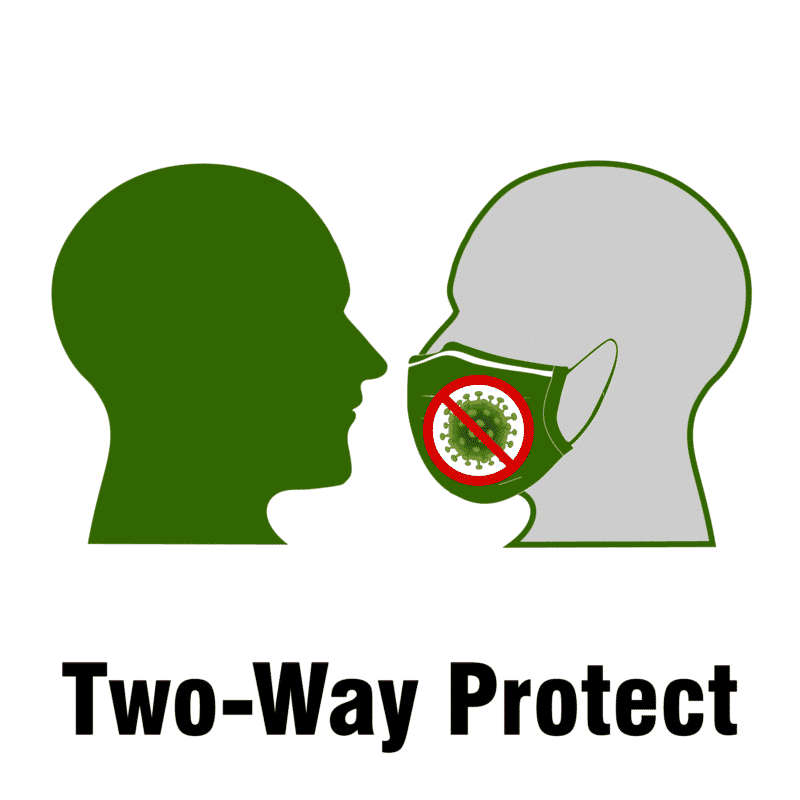 two way protection face mask