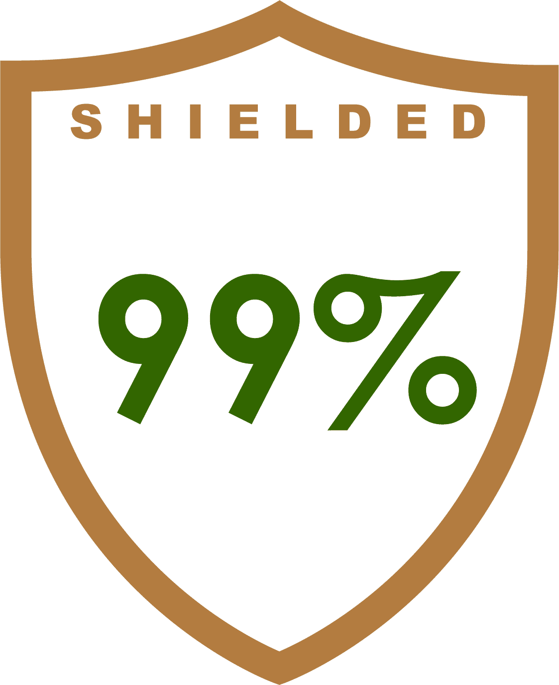 99% Shielded - gold