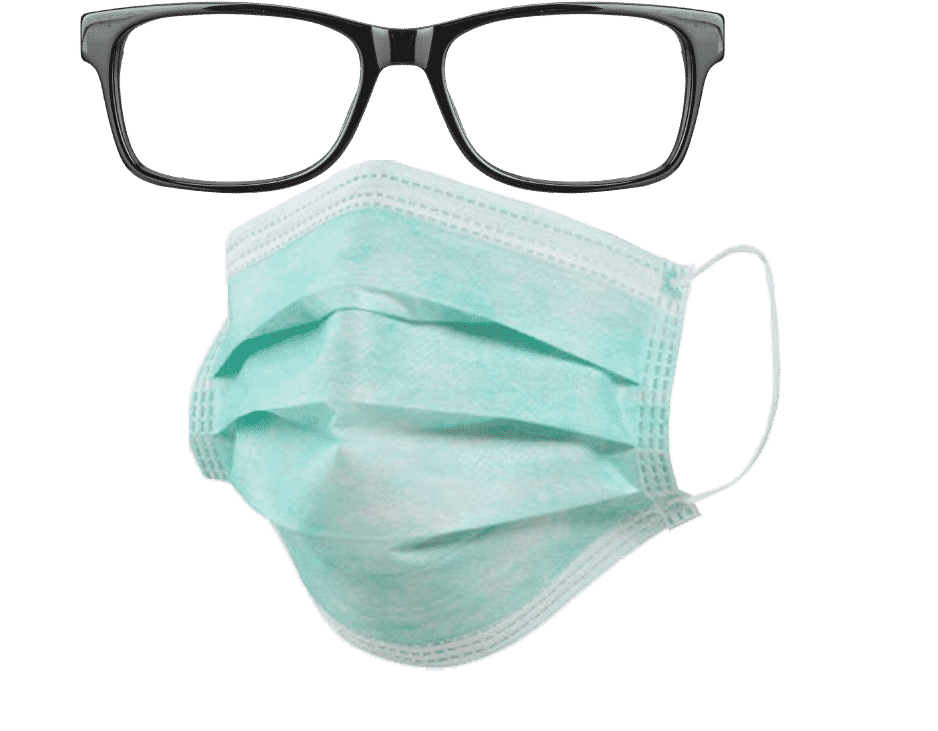 disposable face mask glasses fog