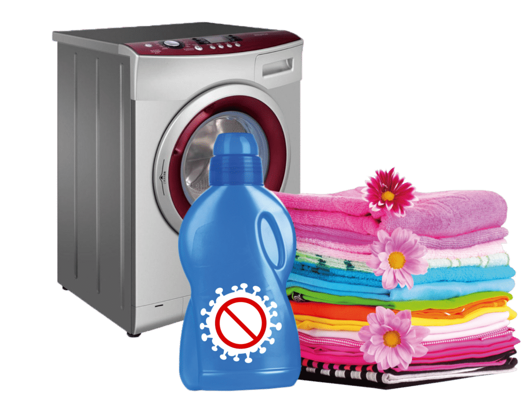 virus destroying laundry clothes shield