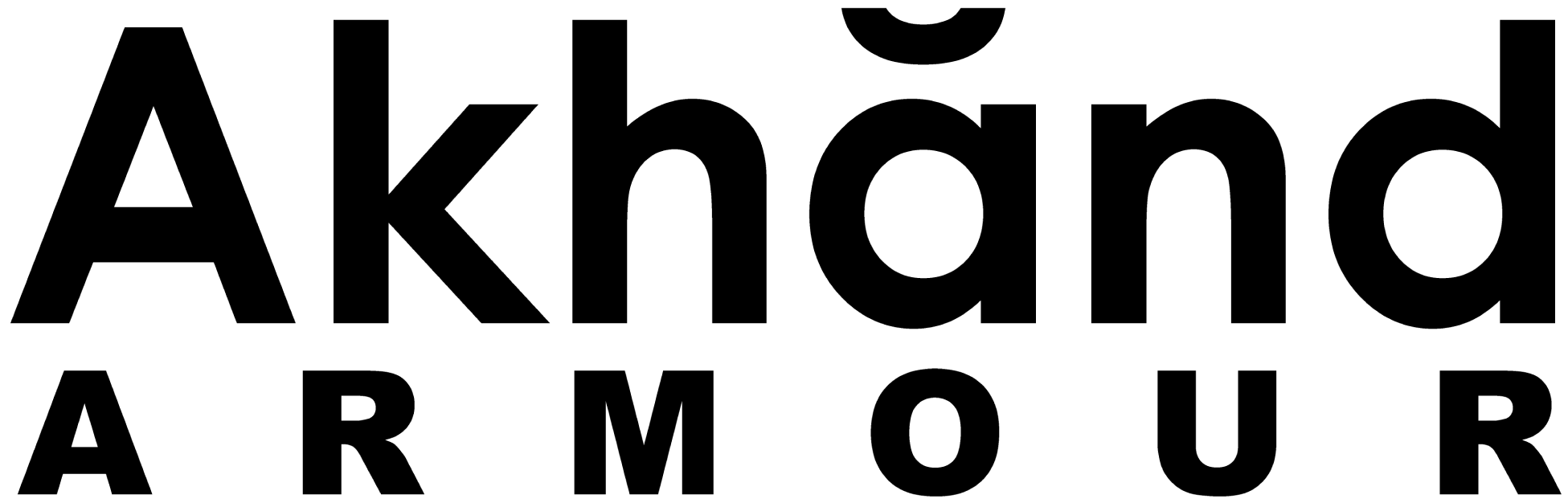 Akhand Armour Logo black transparent